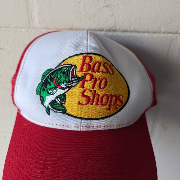 Leaping Bass Logo Cap Trucker Hat Snapback - Picture 3 of 7